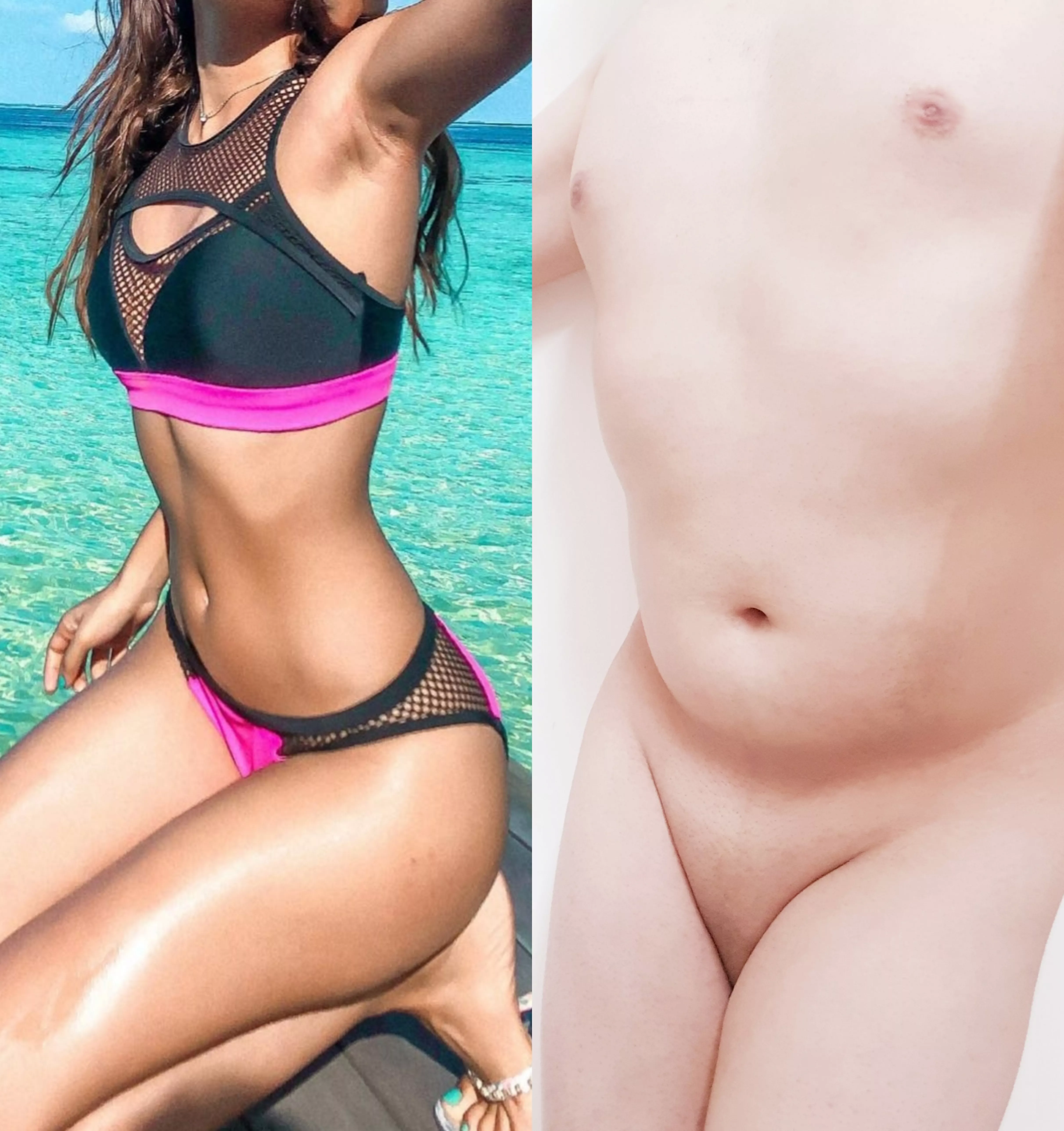 Do I really have a girly body daddies ? 👙☺️👸 posted by SissyMisaki