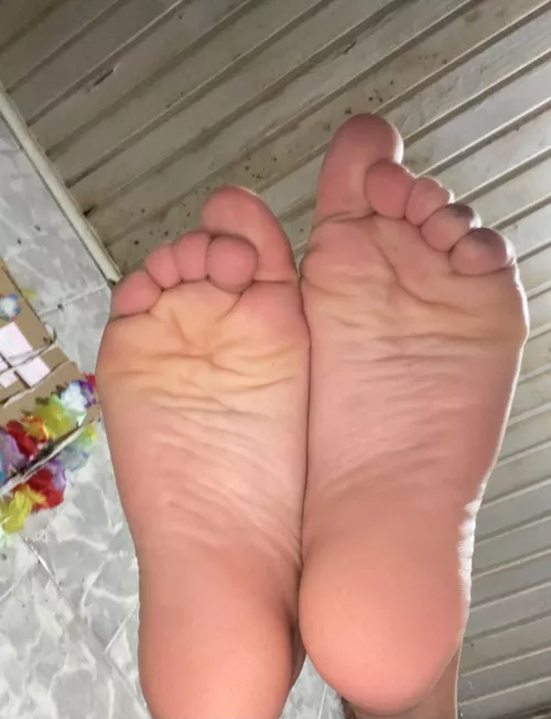do my feet please u? 🙈 come have some naughty fun 😋 dms open by pessbeach