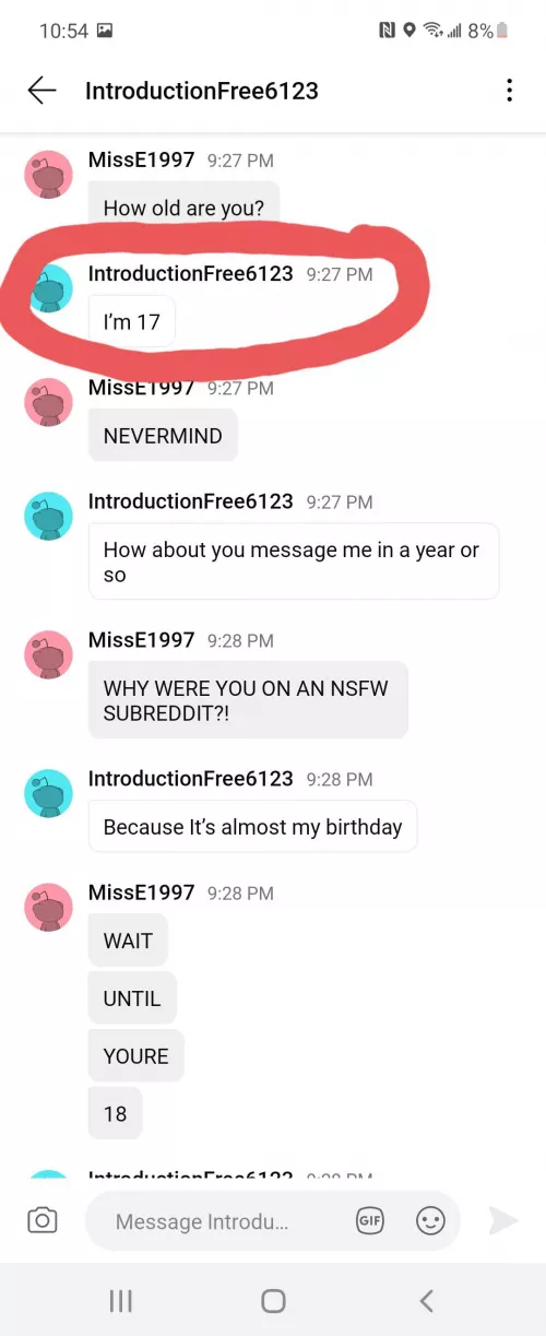 DO NOT INTERACT WITH THIS PERSON. THEY ARE A MINOR. by MissE1997