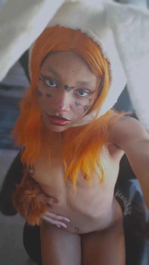 Do u like my tiny tits & bunny ears? 🐰 by pixiebab