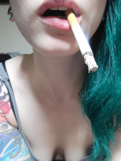 Do we like holding in teeth? Yes? No? 🚬😬 by Kinkylittlehippy