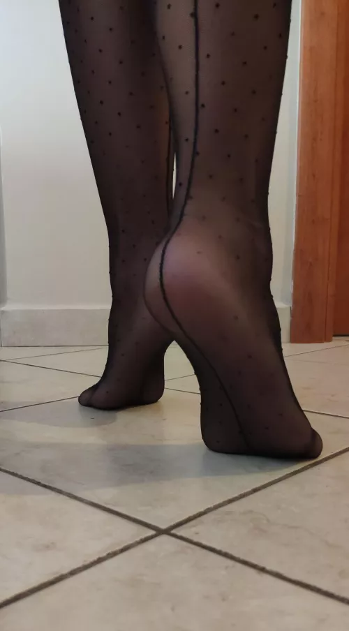 Do you enjoy my new nylons ?? by sexysolescouple