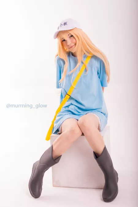 Do you know how hard little platelets work to keep you healthy and strong? | Platelet cosplay by Murrning_Glow by MurrningGlow