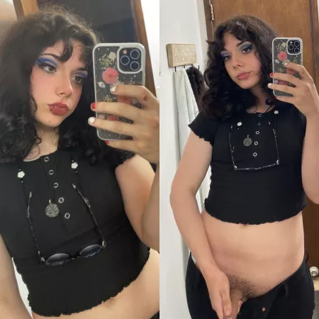 Do you like girls with big uncut dicks? 😜 by NaughtyTgirls