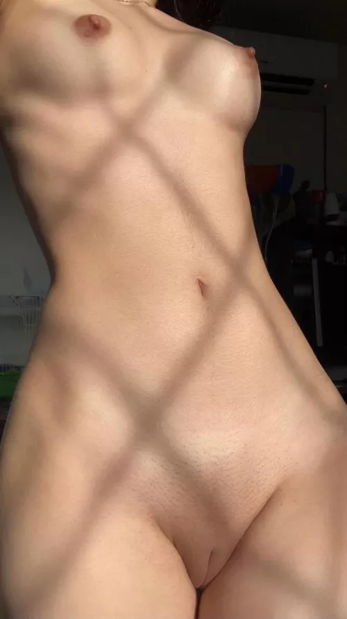 Do you like how my bald pussy looks in the morning sunlight? ☺️ by JadeRabbit_