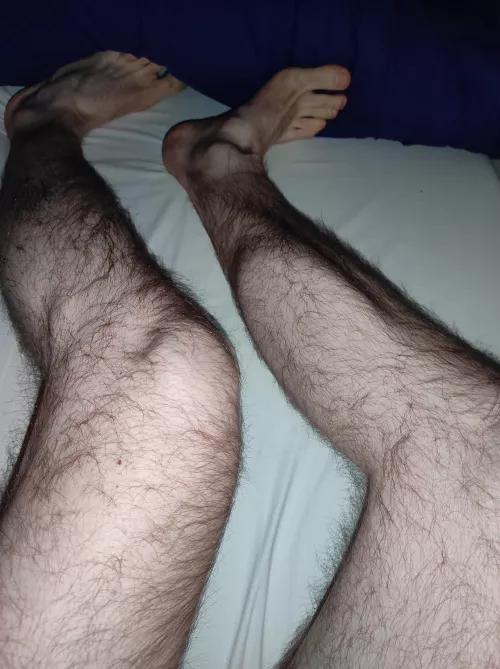 Do you like it when I flex my hairy calves? by TheMoonSwimmer