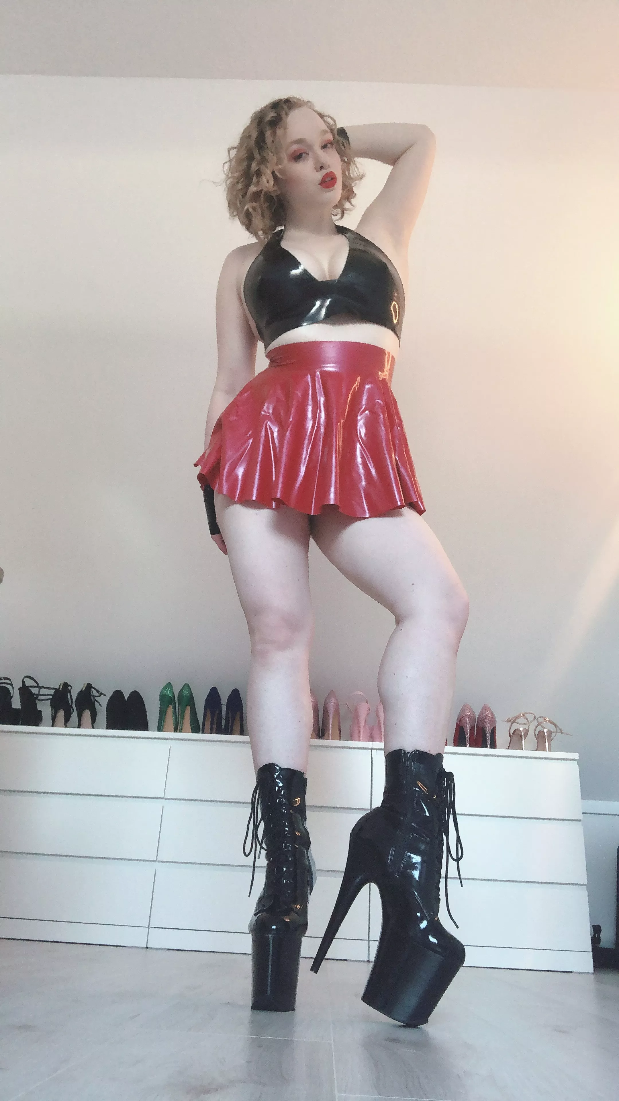 Do you like me in latex? 😄 posted by sarah-xxx