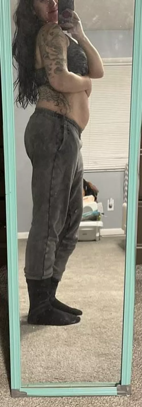 Do you like my baby bump? it’s more predominant every day ♥️ by SexyTaliyah