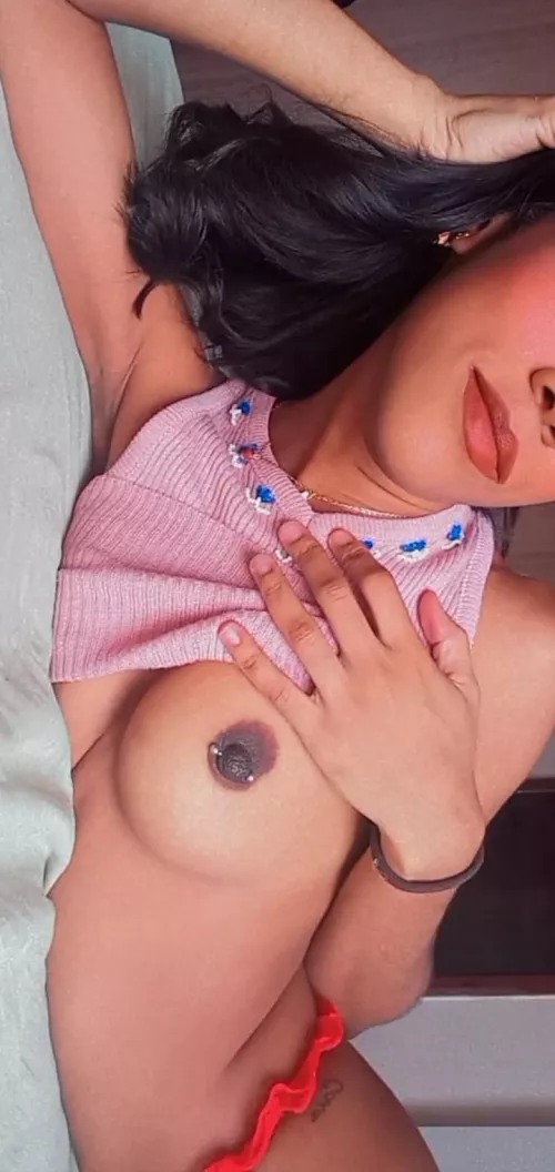 Do you like my big brown nipples ? by beccaps