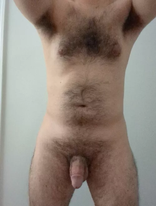 Do you like my bushy hairy pits? I bet you would love to sniff them by hard-rod