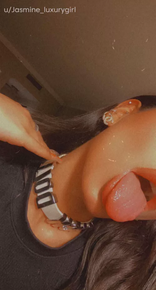 Do you like my collar? 😈 by Jasmine_luxurygirl