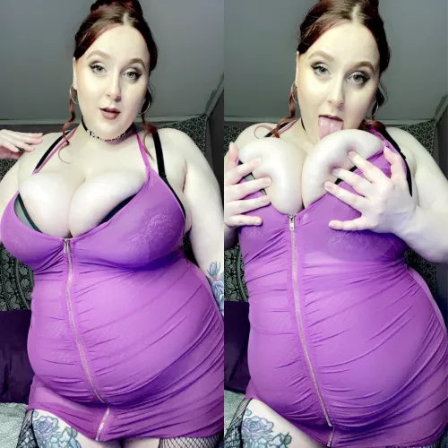 Do you like my dress? 💜 by bambixxlynn