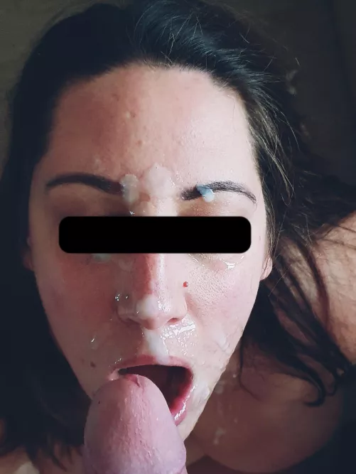 Do you like my face glazed in cum? by HotStory12