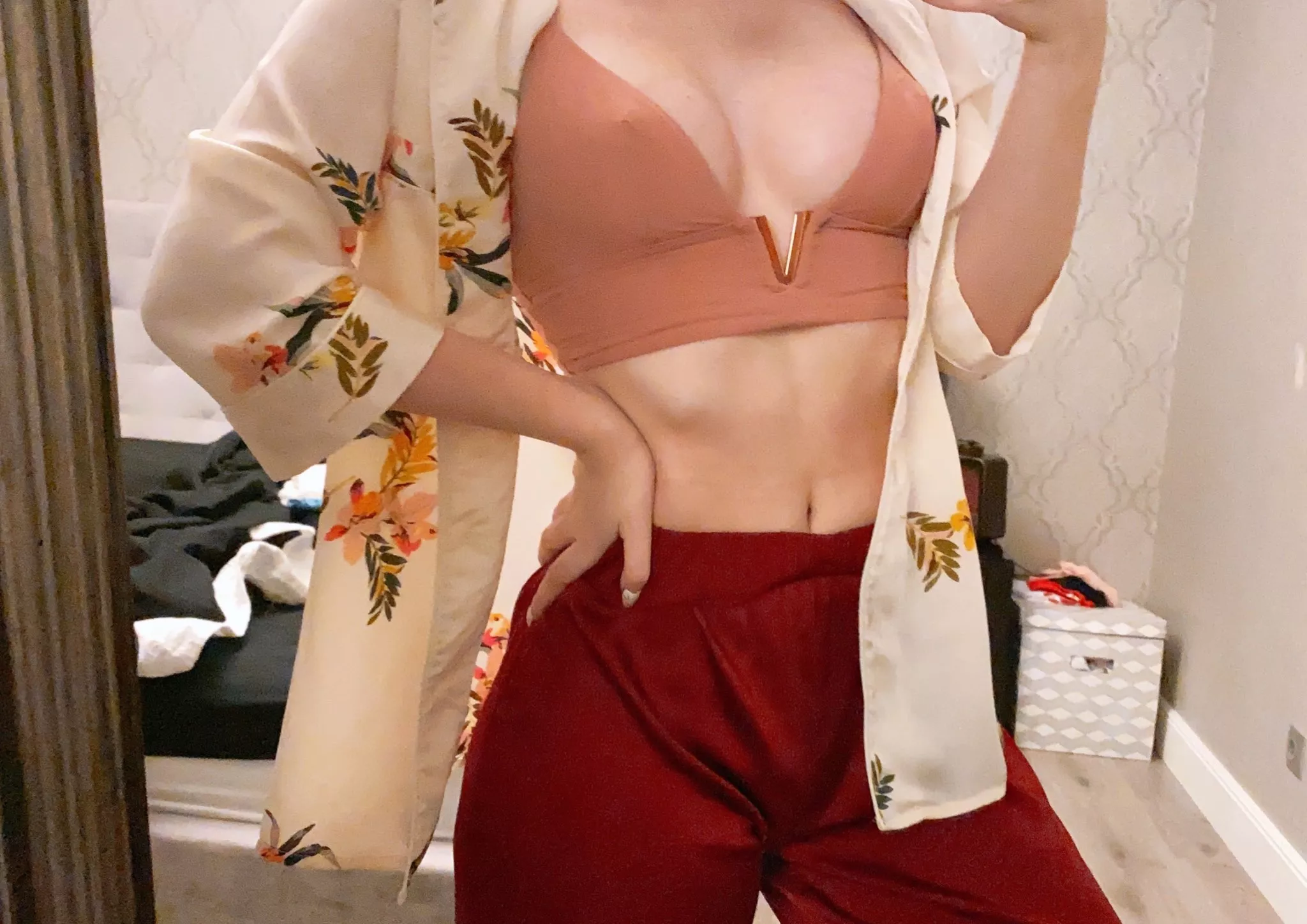 Do you like my home outfit? It should I take this off? ;) posted by irina_sabetskaya