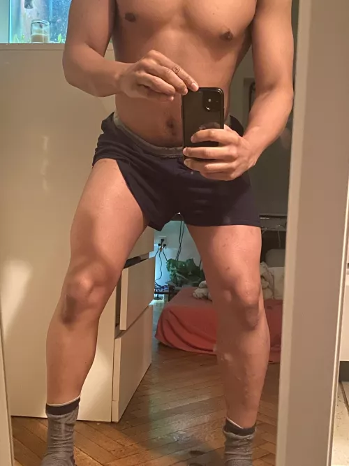 Do you like my matching socks and boxers ? by peachcrocodile3