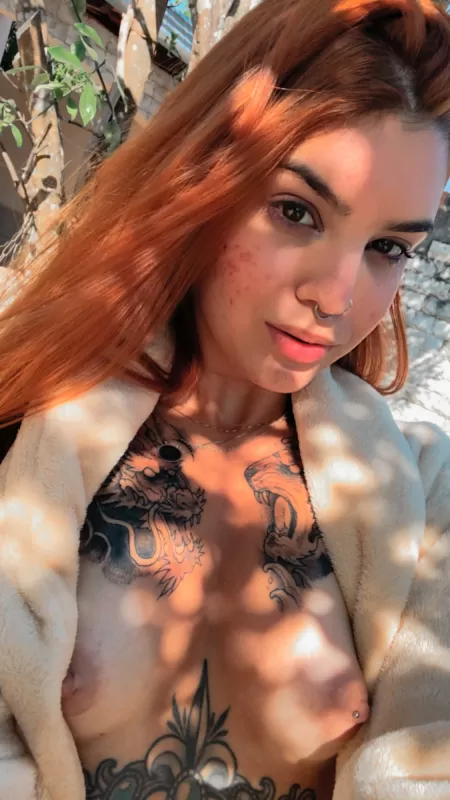 Do you like my new titty tats? They are still healing 😁 by GloryFulcher