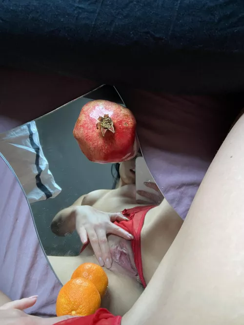 Do you like my open pussy in the mirror? by missmaikox