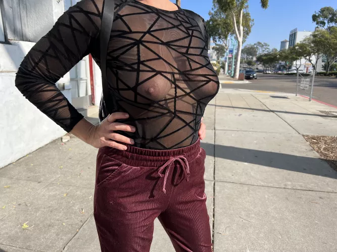 Do you like my shirt? I got some looks at the bar for sure! by tiny_t_cookie