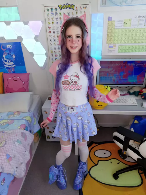 do you like my thigh highs? 😊❤️ by lilfakegamer