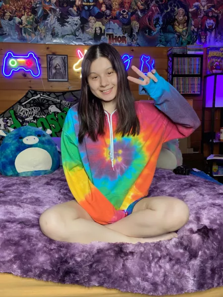 do you like my tie dye hoodie? by tiedyedicorn