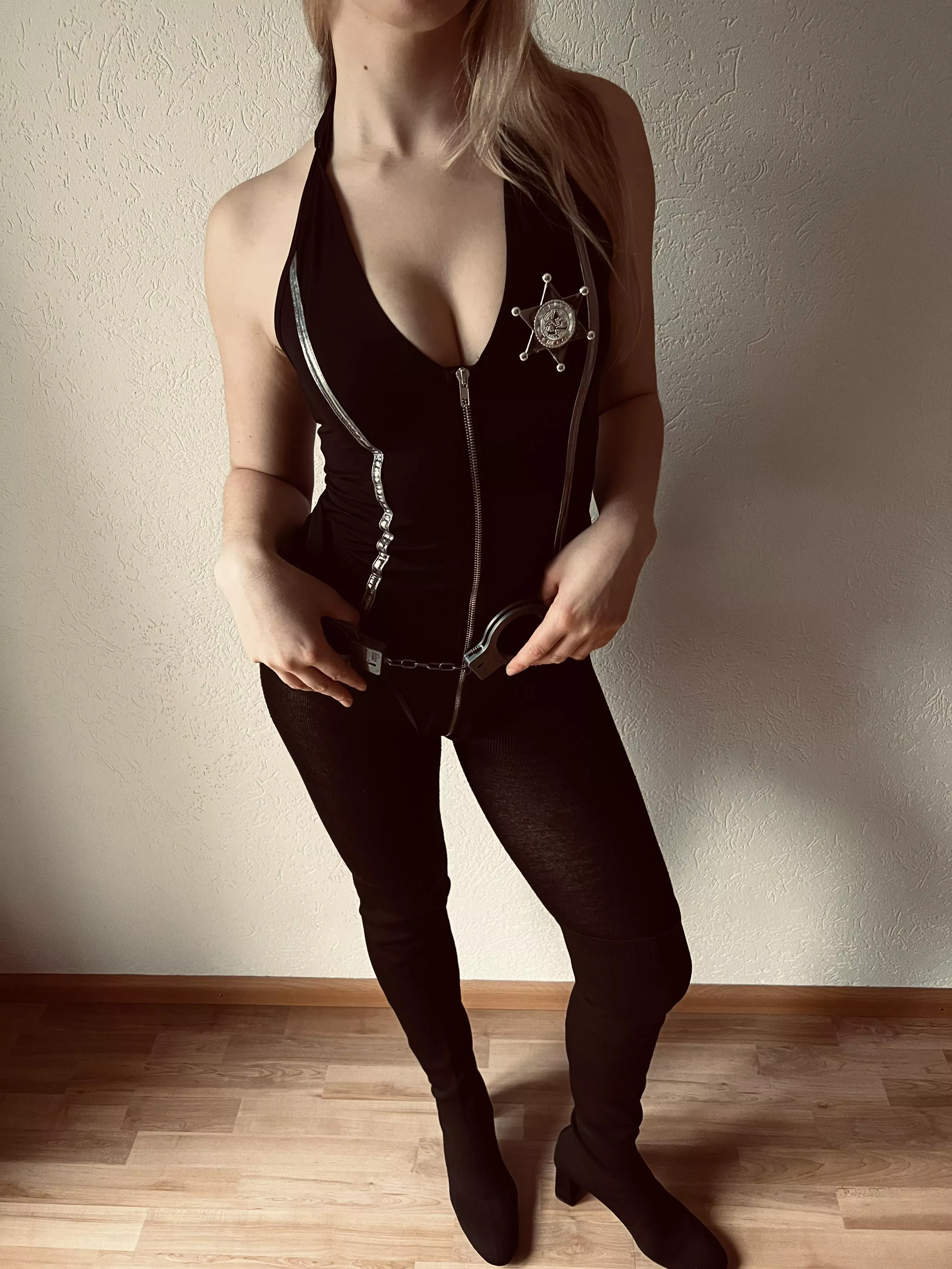 Do you like my tight police outfit😉 posted by Ava-Fox