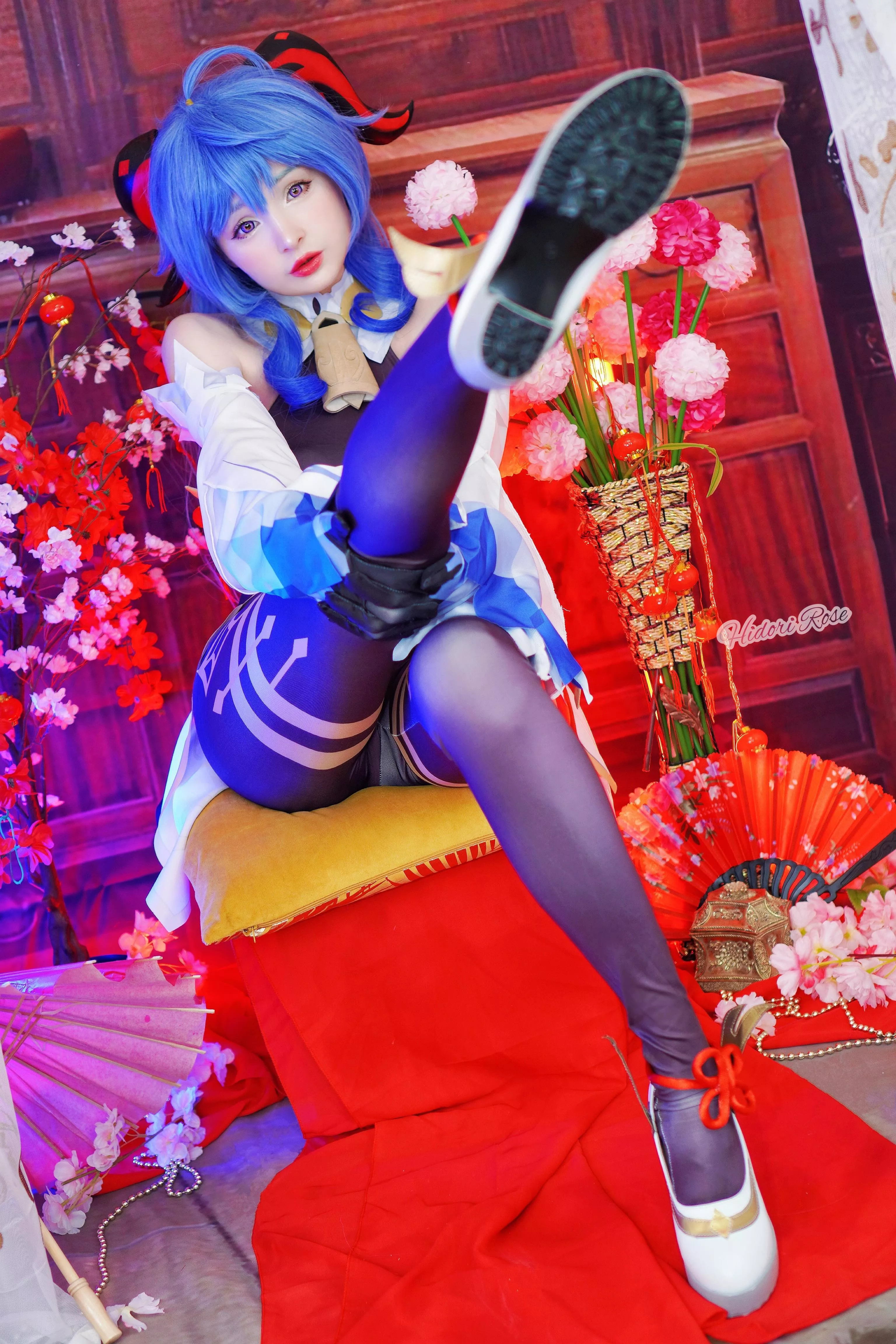 Do you like silky thighs? (Ganyu cosplay from Genshin Impact) posted by Hidori_Rose