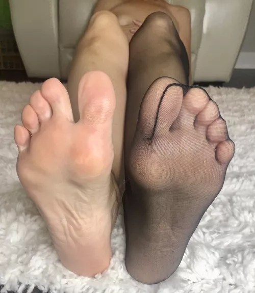 Do you like them with or without? by prettycutefeetmom