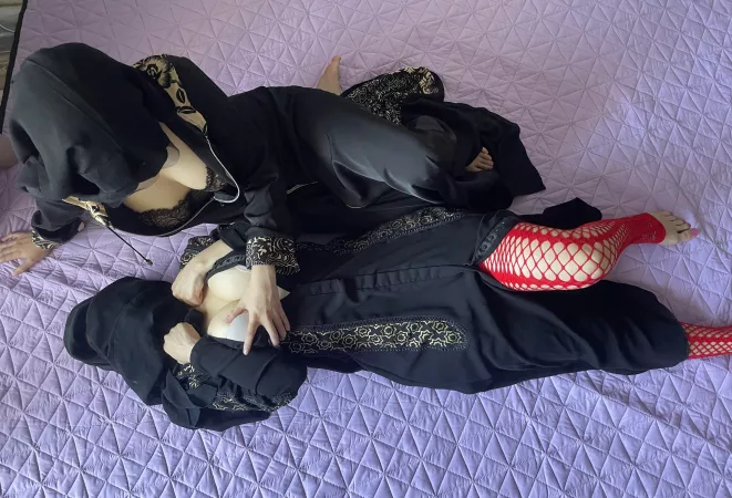 Do you like to see your two wives fucking eachother? by Sexy_Arab