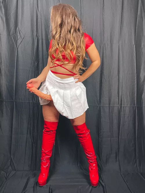 Do you like what I’m hiding under my skirt? 😋😏 by somuchtohandle