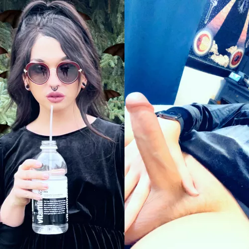 Do you mind if I slap you with this monster cock? 😈 by 8inchfemboy