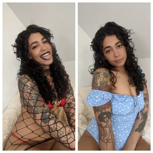 Do you prefer me naughty 😈 or nice😘 by TarooRooot