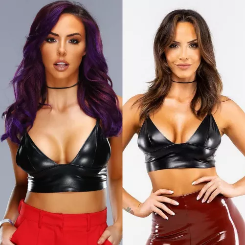 Do you prefer the old or new look? - Peyton Royce , I personally think her tits and face look better before by Status-Loss-91