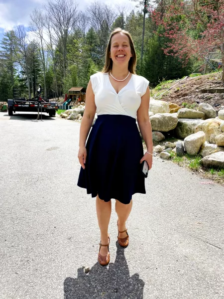 Do you think anyone noticed my nipples showing? by JennyNH