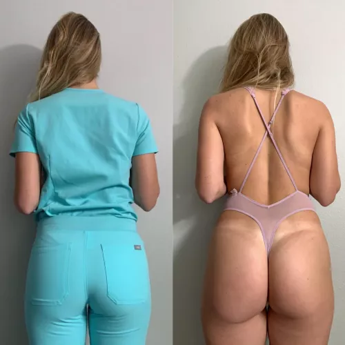 Do you think my scrubs are worth the stares? by kellyboody_