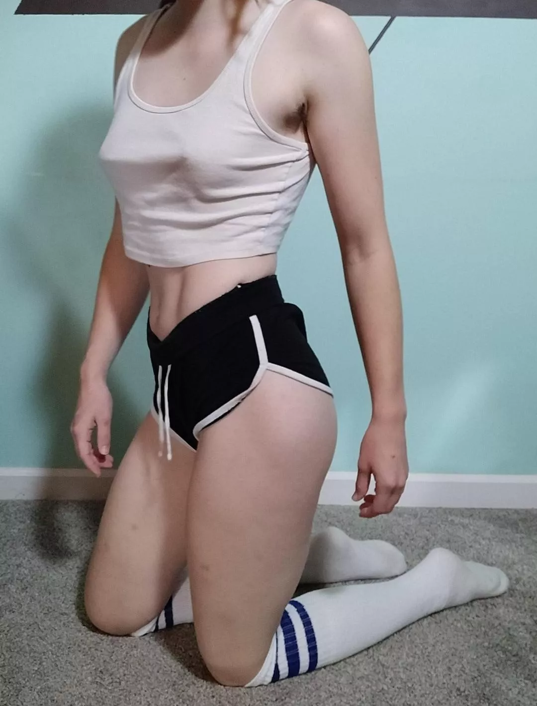 Do you think this is ok to wear to the gym later? 😏 posted by lillyskates