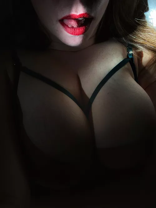 Do you think this is the right shade of lipstick for your cock? by Foxxthemisses