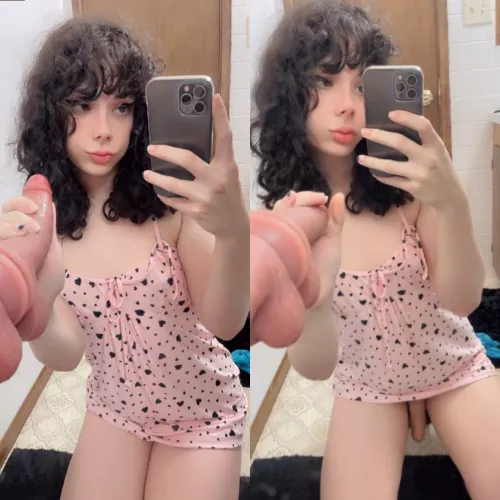 Do you wanna watch me play with my toy? 🥺 by NaughtyTgirls