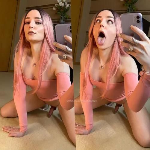 Do you want to cum in my mouth or all over my face? 💦💦 by luciamaya