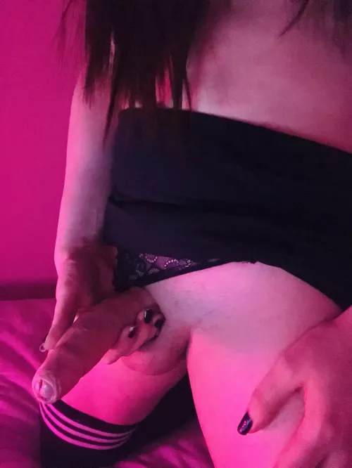 Do you want to kneel and taste my girlcock? by MesmerMarvel