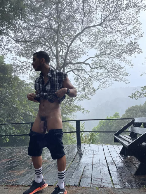 Do you want to suck me in the rain?😈 by AndresGuedez