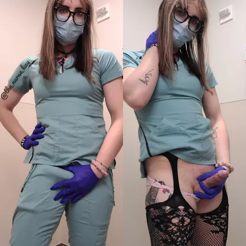 Doctor ordered dick for you ASAP. Do you prefer to take it orally or rectally? by Naughty-Nurse-Kay