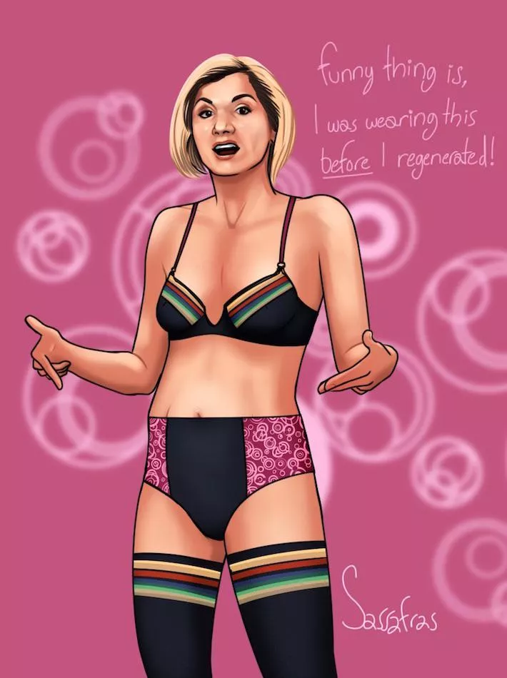 Doctor Who in lingerie posted by JigglyBootyMeat