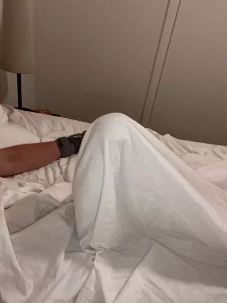 Does anyone else get morning wood before bed? by Competitive_Ad_9264