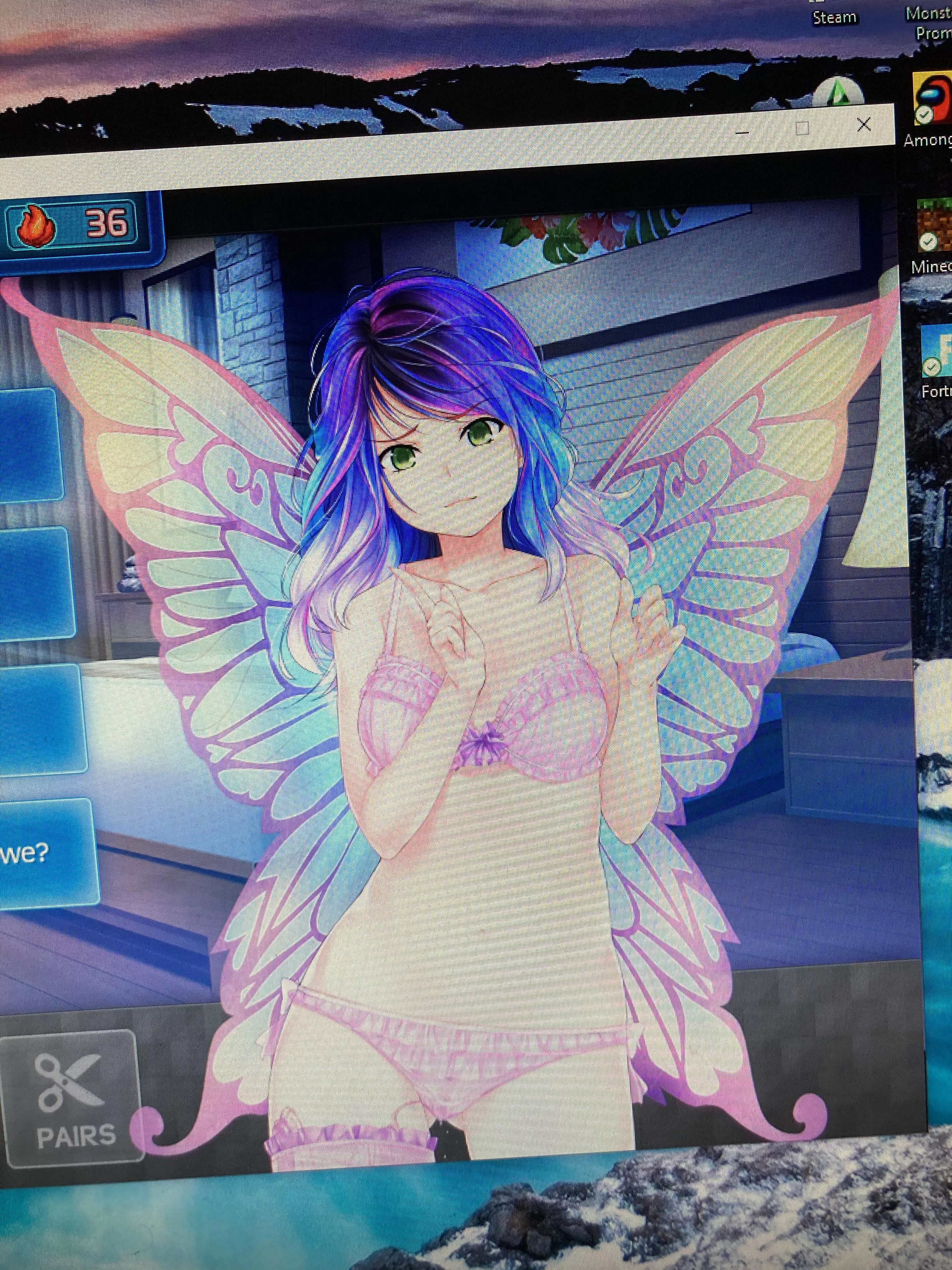 Does anyone know what’s going on with this outfit for kyu? I went to my hotel room and she was dressed normal but then I napped until morning and she reappeared as this? Sorry for bad picture quality. posted by ThisHoeGotSomeBeans