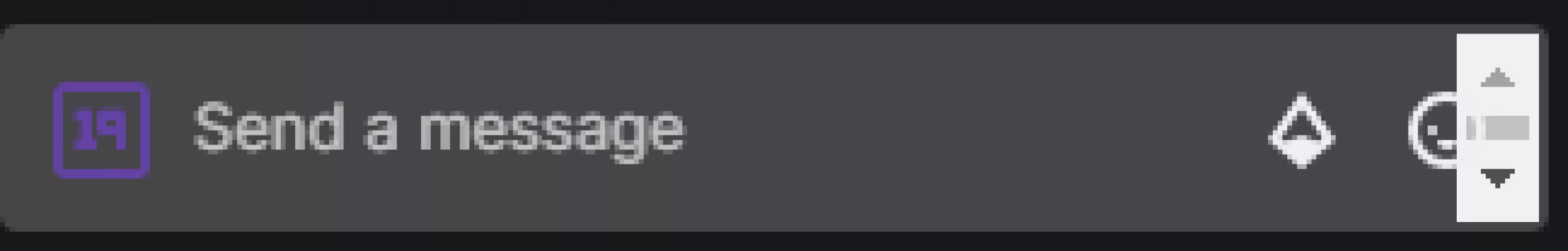 Does anyone know why I have this scrollbar in my chat and how to remove it? It doesn't even work