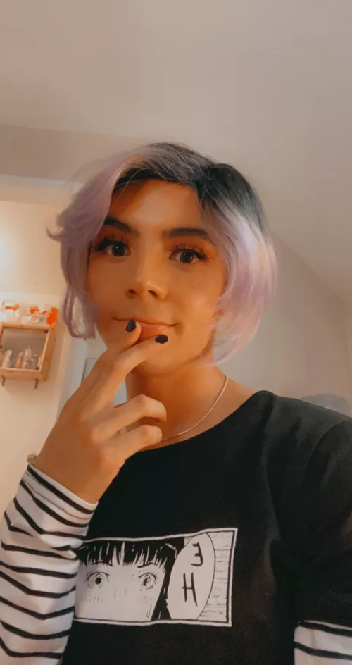 Does coloured hair make you feel like the main character? Yes.💕 by Natsuki_Trap