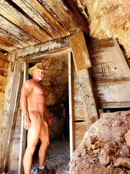 Does exploring an old mine naked count. Technically it's indoors. But I did walk in from the outside naked. by Commercial-Ad2318