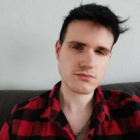 Does flannel look good on me?🥺 by Beneficial_Paint6149