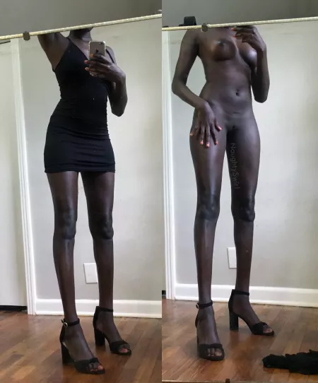 Does My LBD Look Better On Me Or On The Floor? by naughtyswirl