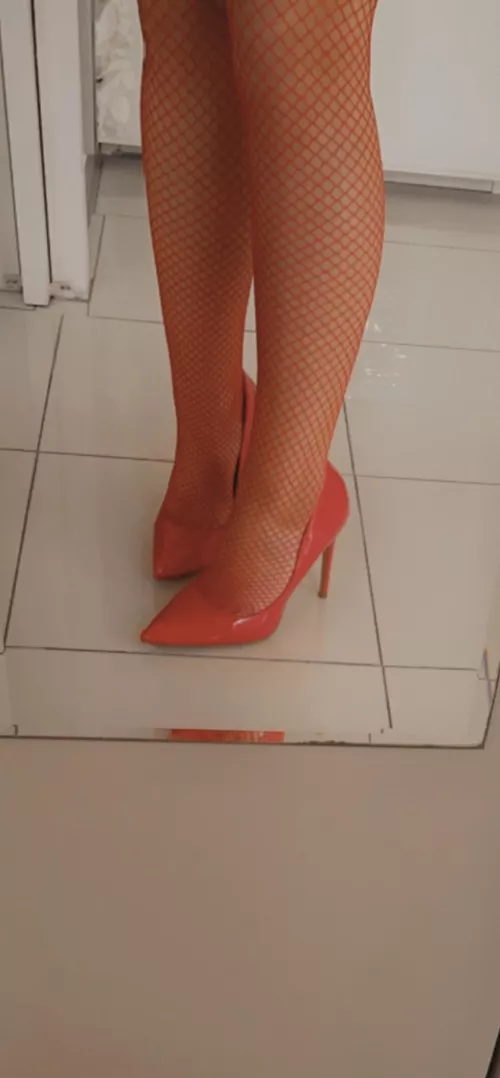 Does red on red turn you on baby ? by missfeetandfingers